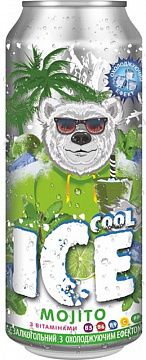 Напій безалкогольний "Ice Cool" Мохіто з охолоджуючим ефектом 0,5 л з/б