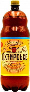 Пиво "Охтирське" світле 2 л 4,4% 6 шт