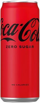 Напій "Coca-Cola" Zero сильногазований солодкий 0,33 л 12 шт з/б