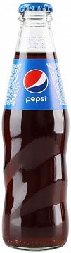 Напій "Pepsi" сильногазований солодкий скло 0,25 л 24 шт