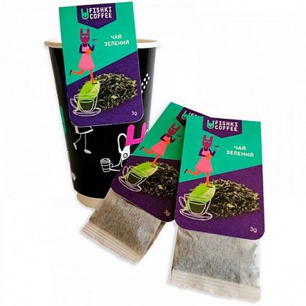 Чай "Fishki Coffee" Зелений 3г 20 шт - замовити оптом