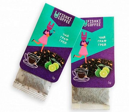 Чай "Fishki Coffee" Граф Грей 3 г 20 шт - замовити оптом