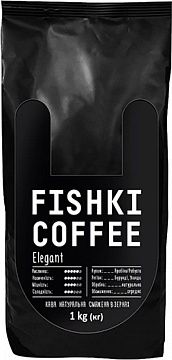 Кава "Fishki Coffee" Elegant 80/20 в зернах 1 кг