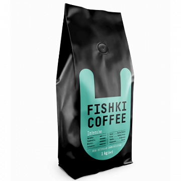 Кава "Fishki Coffee" Intensivе 10/90 в зернах 1 кг