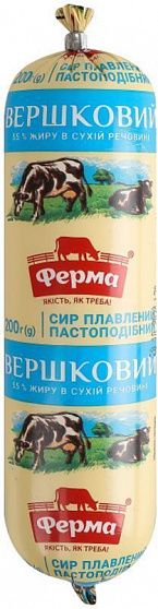 Сир плавлений "Ферма" Вершковий наливний туба 200 г - замовити оптом