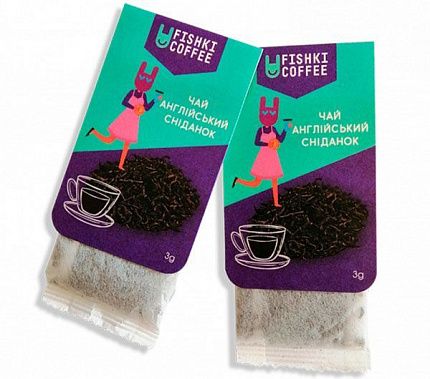Чай "Fishki Coffee" Англійський сніданок 3 г 20 шт - замовити оптом