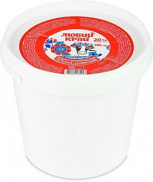 Сметанний продукт "Любий край" 20% 900 г