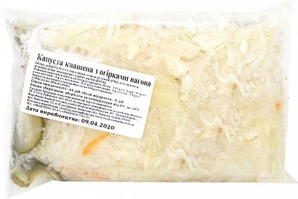 Капуста квашена "Чудова марка" з огірками 350 г