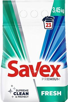 Пральний порошок "Savex" Premium Fresh 3,45 кг